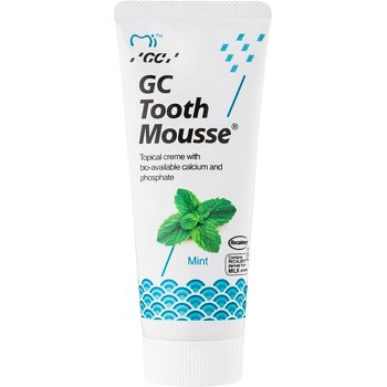 GC Tooth Mousse Mint remineralizační ochranný krém pro citlivé zuby bez fluoridu pro profesionální použití  35 ml