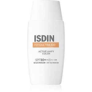 ISDIN FotoUltra 100 Active Unify Color Depigmentant SPF50+ ochranný tónovaný fluid na obličej 50 ml