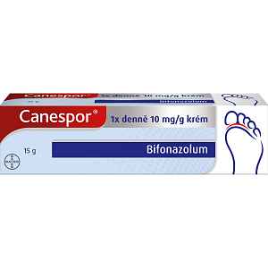 Canespor 1 x denně krém dermální krém 1 x 15 gm 1 %