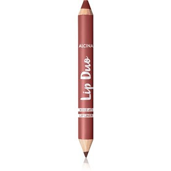 Alcina Lip Duo oboustranná tužka na rty odstín Cinnamon Brown