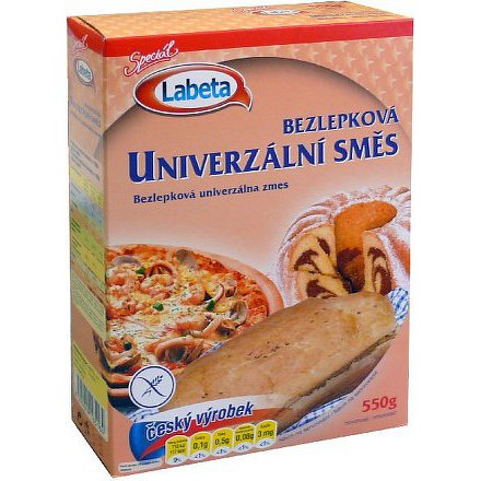 Bezlepková směs Univerzální 550g Labeta