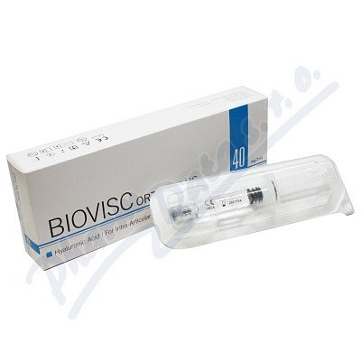 BIOVISC ORTHO PLUS ROZTOK ELASTOVISKÓZNÍ, INJ 1X2 ML/40 MG, 2% NATRIU