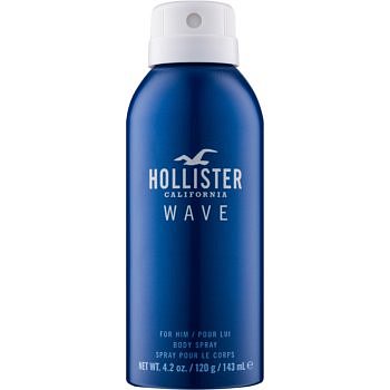 Hollister Wave tělový sprej pro muže 143 ml