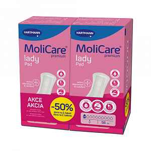 MoliCare LadyPad 0,5 kapky inkontinenční vložky 2x28 ks duopack