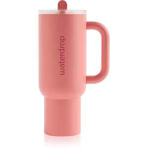 Waterdrop Explorer Tumbler nerezový tumbler s brčkem Pink 1 ks