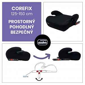 Asalvo COREFIX podsedák 125-150, grey