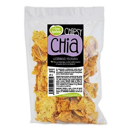 Green Apotheke Chipsy s chia a rozmarýnem 100g