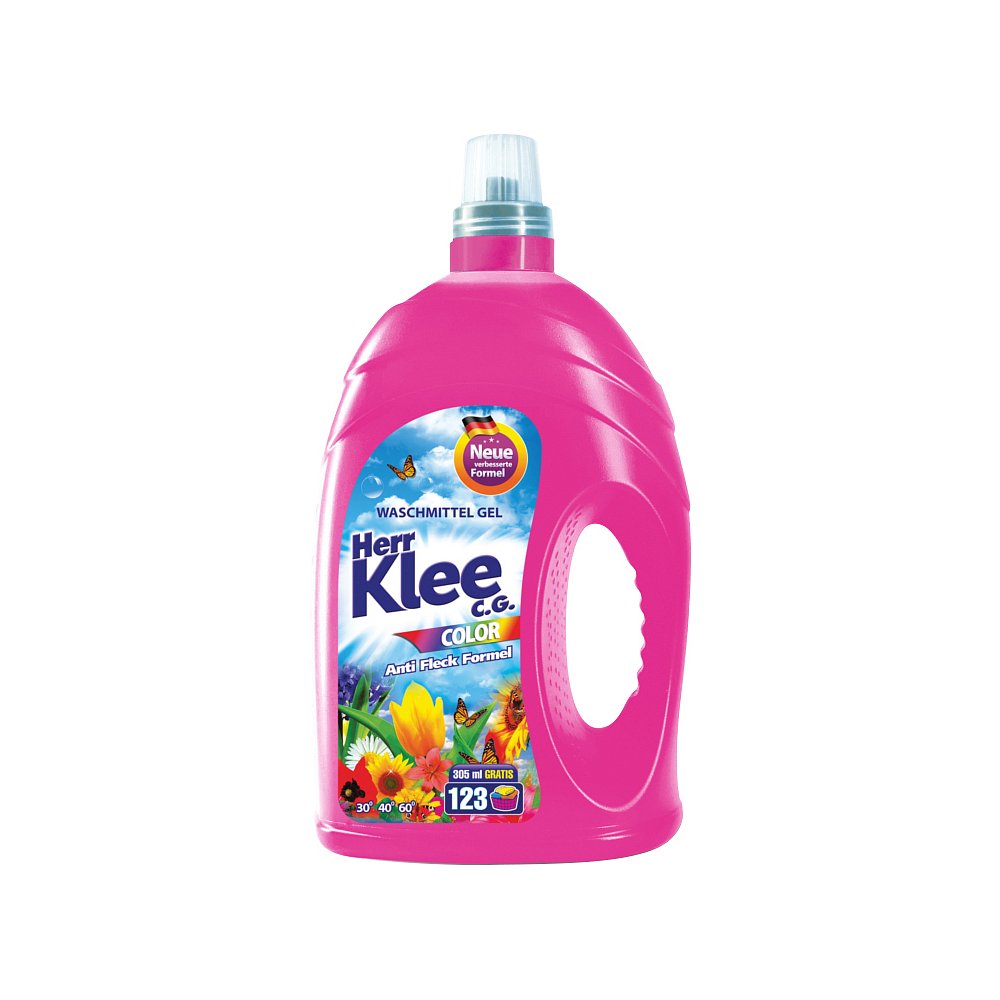 Herr Klee Color prací gel, 123 praní 4305 ml