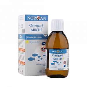 Norsan Omega-3 Arktis olej s citronovou příchutí 200 ml