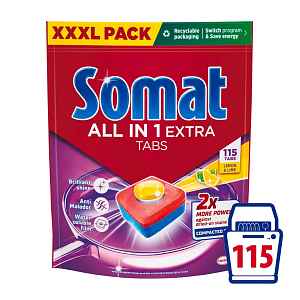 Somat Tablety do myčky All in 1 Extra Lemon & Lime 115 ks 115 ks