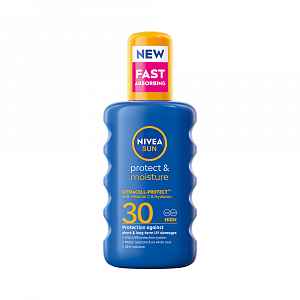 NIVEA Sun Protect&Moisture Hydratační sprej na opalování OF 30 200 ml