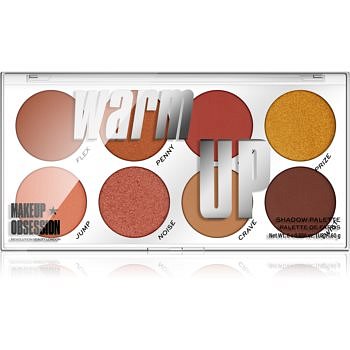 Makeup Obsession Warm Up paletka očních stínů 12,8 g