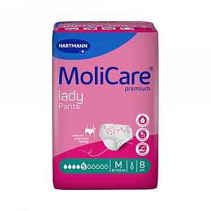 MoliCare Lady Pants 5 kapek, vel. M inkontinenční kalhotky 8 ks