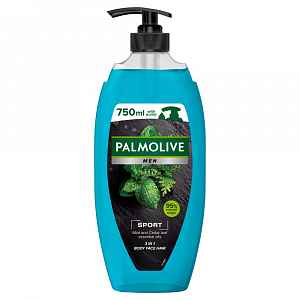 Palmolive For Men Revitalizing Sport sprchový gel 3v1 pumpa 750 ml