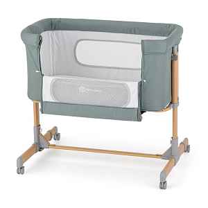 PETITE&MARS Postýlka dětská polohovatelná Grace Compact Foggy Green
