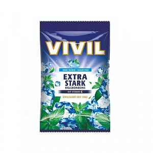Vivil Extra silný mentol + vit.C bez cukru 60g