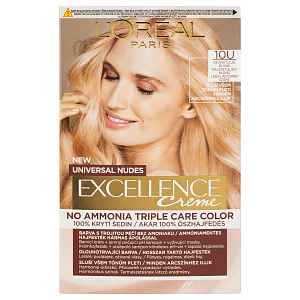 Permanentní barva na vlasy Excellence Universal Nudes Excellence 48 ml 10U Nejsvětlejší blond