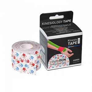 rayonGEM kinesiology tape 5cm x 5m tejpovací páska hands