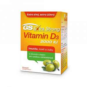 Gs Extra Strong Vit.d3 2000 Iu Cps.90 2022 čr/sk