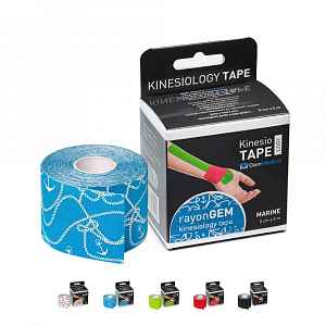 rayonGEM kinesiology tape 5cm x 5m tejpovací páska kotvy
