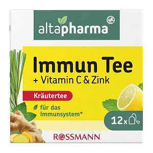 altapharma Bylinný čaj na imunitu Zázvor a citron 24 g