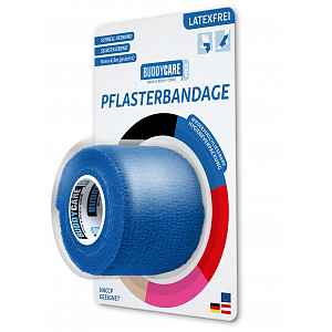 BUDDYCARE®MED Náplast 5 cm x 4,5 m modrá