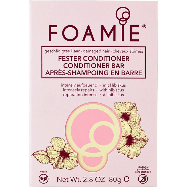 Foamie Tuhý kondicionér pro poškozené vlasy Hibiskiss 80 g