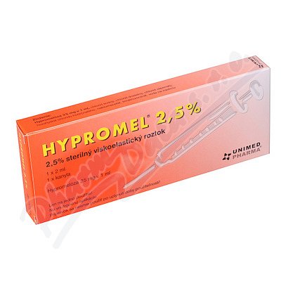 Hypromel 2.5% 1x2ml+1xkanyla