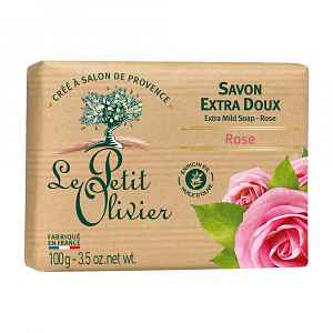 Le Petit Olivier Extra jemné mýdlo Růže 100 g