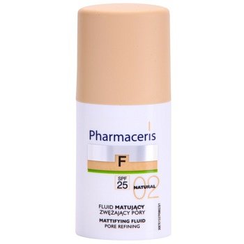 Pharmaceris F-Fluid Foundation matující fluidní make-up SPF 25 odstín 02 Natural  30 ml