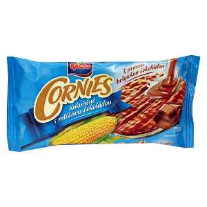 RACIO Cornies kukuřičné s mléčnou čokoládou 75 g