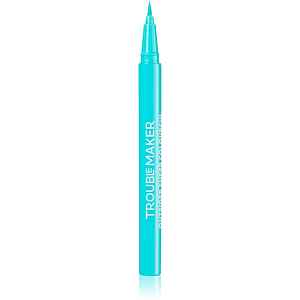Trouble Maker Outsider precizní tekutá oční linka odstín Pool Noodle Aqua Bule 0.5 ml