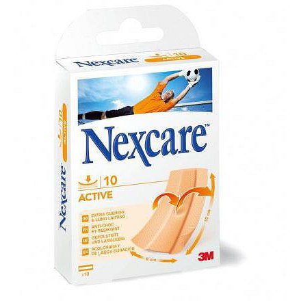 3M Nexcare Active náplasti 10cmx6cm 10ks