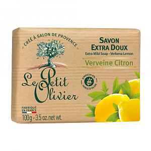 Le Petit Olivier Extra jemné mýdlo Verbena a citrón 100 g