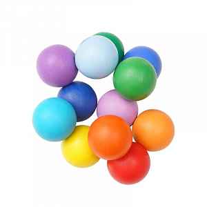 Manhattan Toy dřevěné korálky Classic Baby Beads