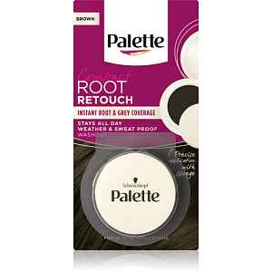Schwarzkopf Palette Compact Root Retouch vlasový korektor odrostů a šedin s pudrovým efektem odstín Hnědý 3 g