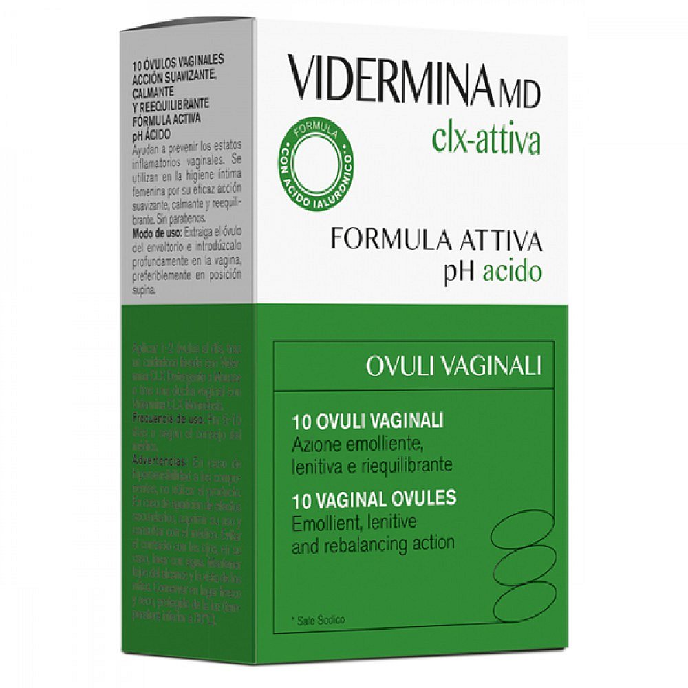 Vidermina CLX vaginální čípky 10x3g