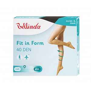 Bellinda Fit in Form 40 DEN vel.L punčochové kalhoty černé