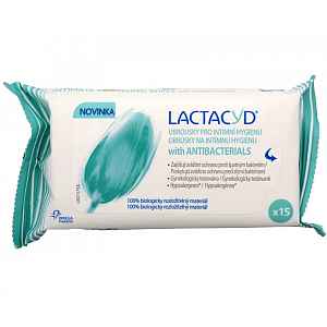 Lactacyd ubrousky with Antibacterials 15 ks