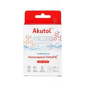 Akutol Nanonáplast ChitoFib® voděodolné balení 15 ks