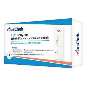Alltest JusChek FOB rychlý test na okultní krvácení 1 ks