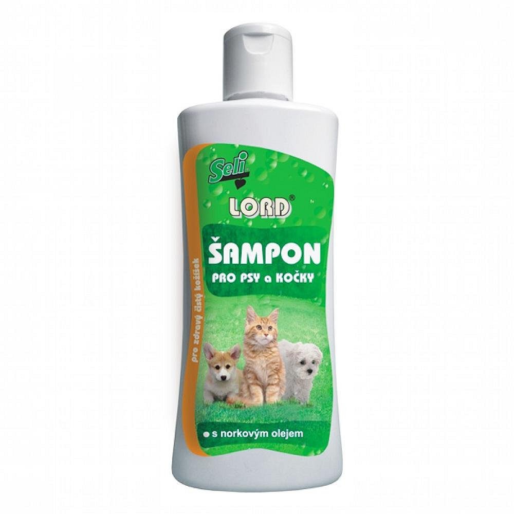 Lord šampon pro psy,kočky s norkovým olejem 250ml