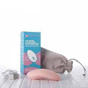 MomCare Masážní přístroj na podporu laktace a masáž jizvy po císařském řezu 1 ks