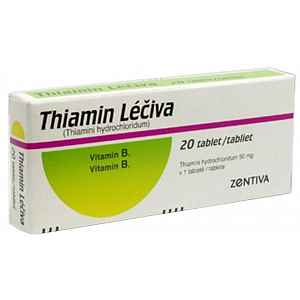 Thiamin Léčiva tablety 20 x 50 mg(blistr)