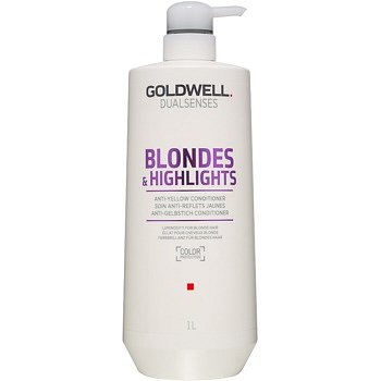 Goldwell Dualsenses Blondes & Highlights kondicionér pro blond vlasy neutralizující žluté tóny  1000 ml
