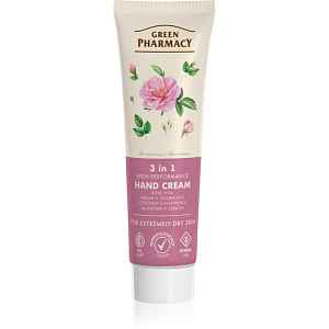 Green Pharmacy Rose Hand Cream výživný a hydratační krém na ruce a nehty 100 ml