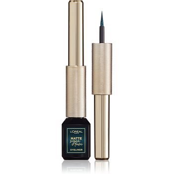 L’Oréal Paris Superliner Matte Signature tekuté oční linky odstín 04 Emeraude Signature