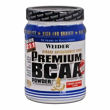 Weider, Premium BCAA, 500 g, Třešeň-Kokos