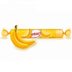 Intact rolička hroznový cukr s vitamín C - banán 40 g