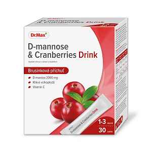 Dr. Max D-mannose & Cranberries Drink 30 sáčků